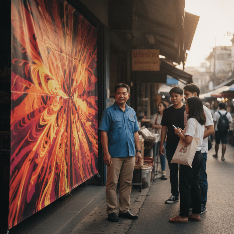 เทคนิคออกแบบป้ายไวนิลให้ลูกค้าสะดุดตาใน 3 วินาที