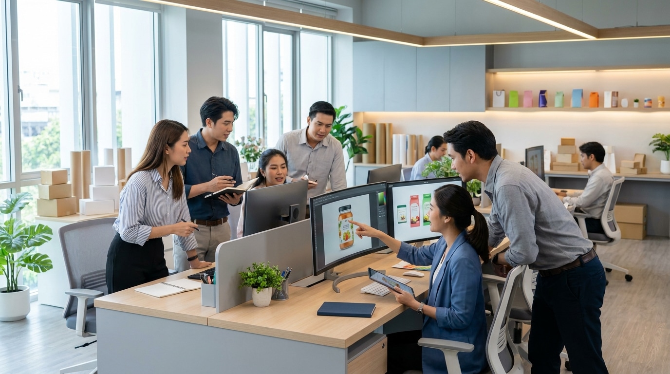 เทรนด์ AI พลิกโฉมสื่อสิ่งพิมพ์ นวัตกรรมใหม่ SME ปี 2027 - ai-design-printing-trends