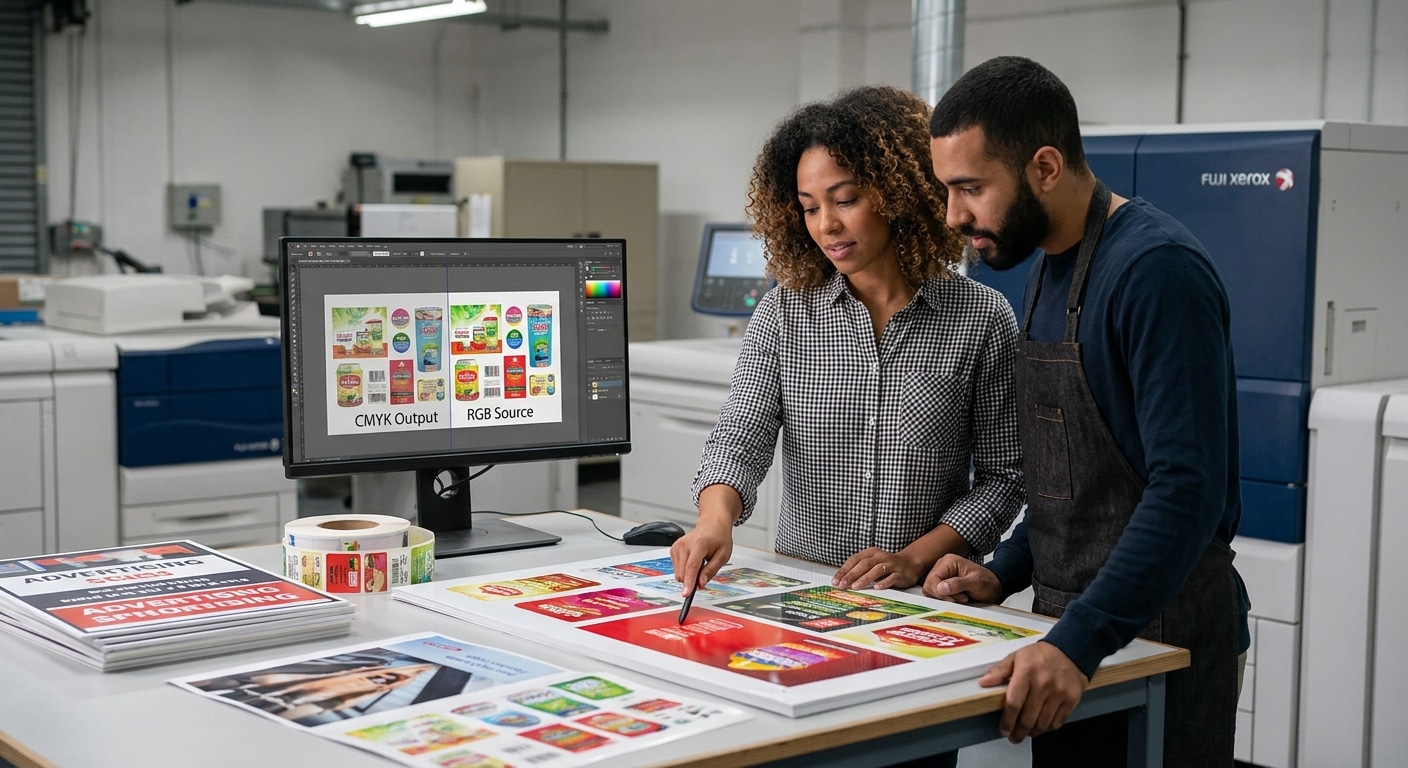 ไขข้อข้องใจ! ทำไมสีงานพิมพ์ไม่ตรงหน้าจอ (RGB vs CMYK) - cmyk-vs-rgb-printing-guide