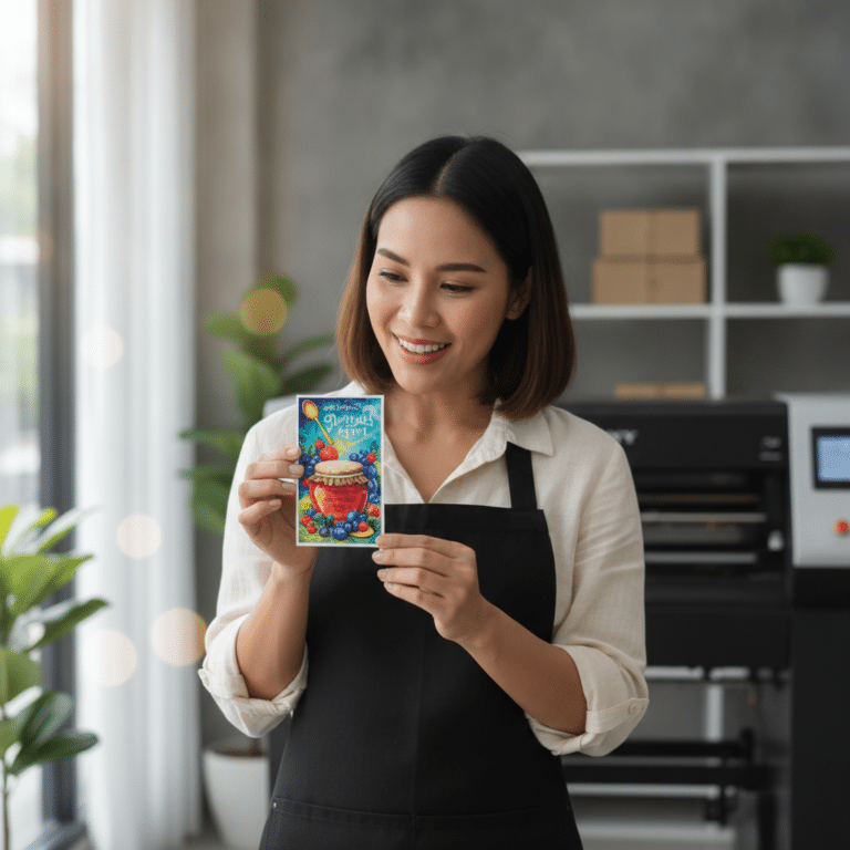 เทคโนโลยี Digital Print ยกระดับฉลากสินค้า SME สีสด คุ้มทุน