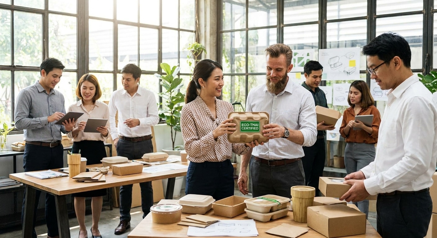 เทรนด์บรรจุภัณฑ์รักษ์โลก 2027 โอกาสทองสร้างแบรนด์ SME - eco-friendly-packaging-trend-2027