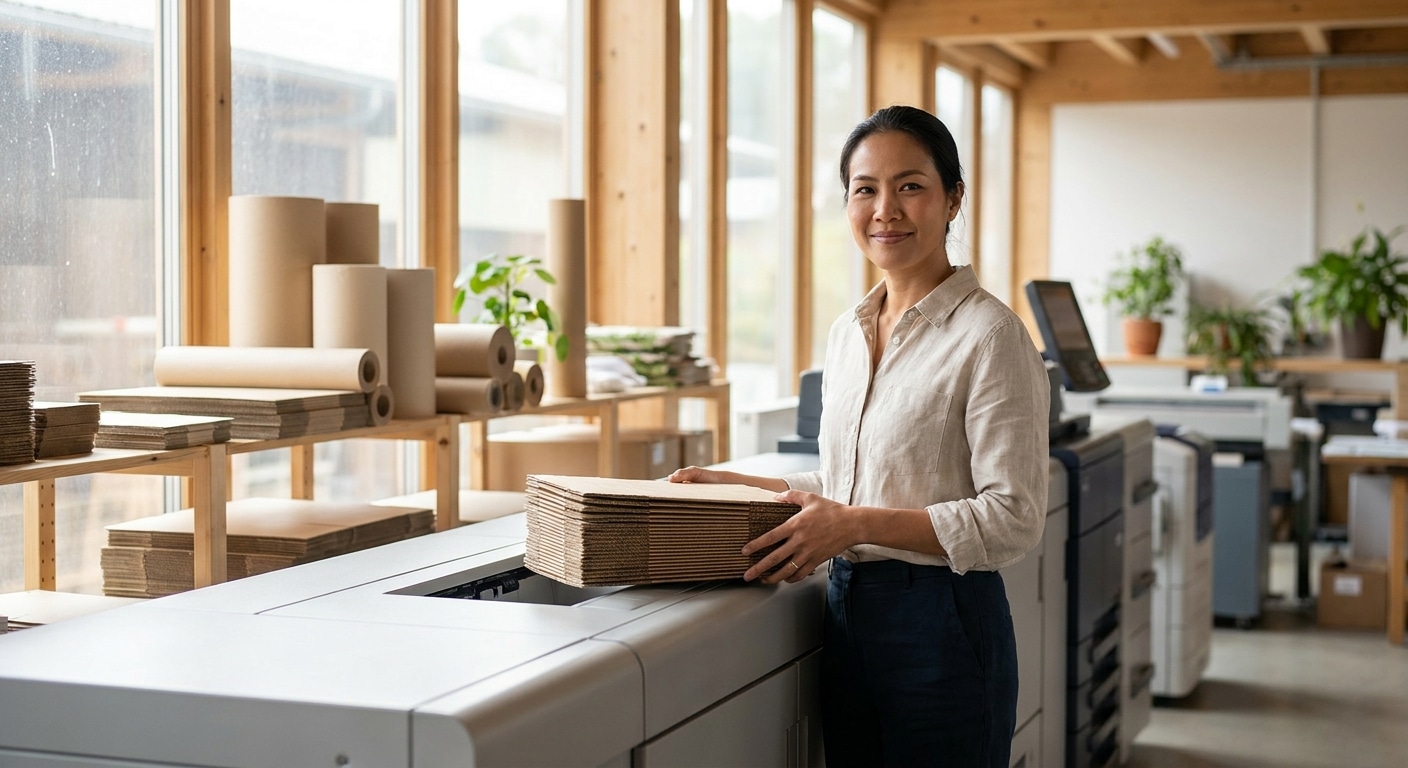 อัปเดตเทรนด์งานพิมพ์รักษ์โลก 2026 ทางรอด SME ยุคใหม่ - eco-friendly-printing-trend-2026