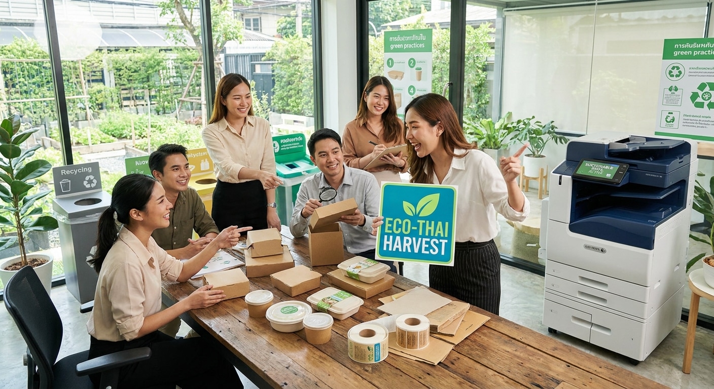 ส่องเทรนด์สื่อสิ่งพิมพ์รักษ์โลก 2026 โอกาสทองของ SME ไทย - eco-friendly-printing-trends-2026