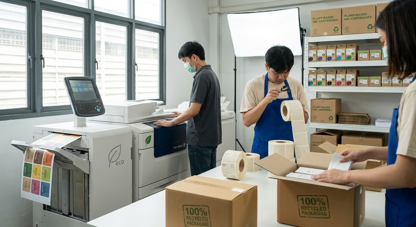 เทรนด์งานพิมพ์รักษ์โลกปี 2027 ที่ SME ไทยต้องรู้ - eco-friendly-printing-trends-2027