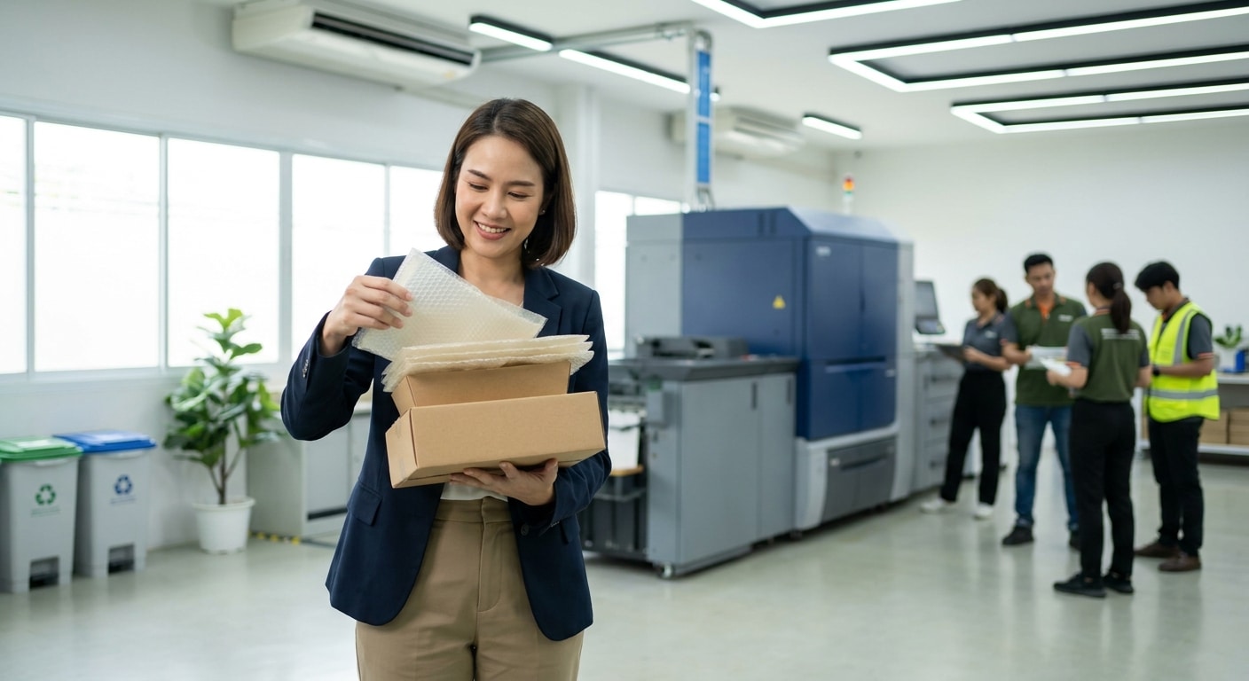 เจาะเทรนด์แพคเกจจิ้งและสิ่งพิมพ์รักษ์โลก 2027 สำหรับ SME - eco-friendly-printing-trends-2027