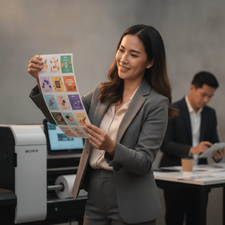 เทคโนโลยีพิมพ์ Fuji Xerox ยกระดับฉลาก SME สีสด คมชัด