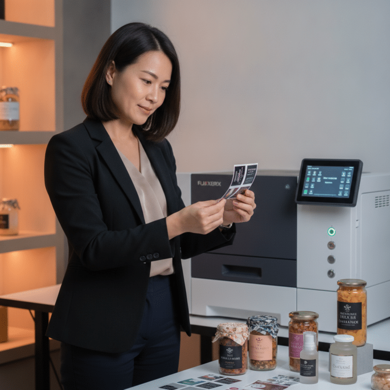 เทคโนโลยีพิมพ์ Fuji Xerox เคล็ดลับอัปเกรดฉลาก SME ให้ดูแพง