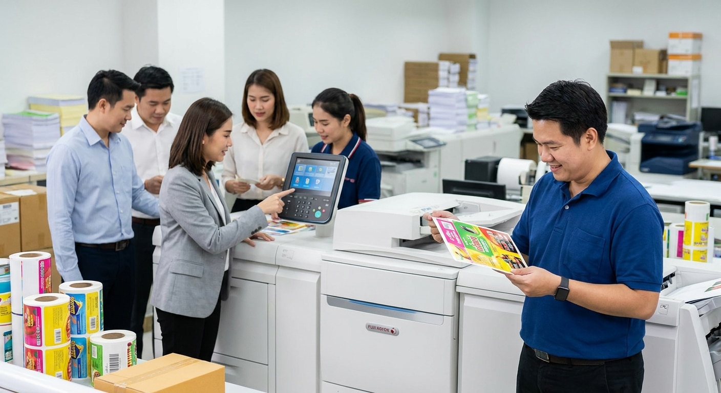 นวัตกรรม Fuji Xerox ยกระดับงานพิมพ์ฉลาก SME ให้สีสวยเป๊ะ - fuji-xerox-printing-technology-sme
