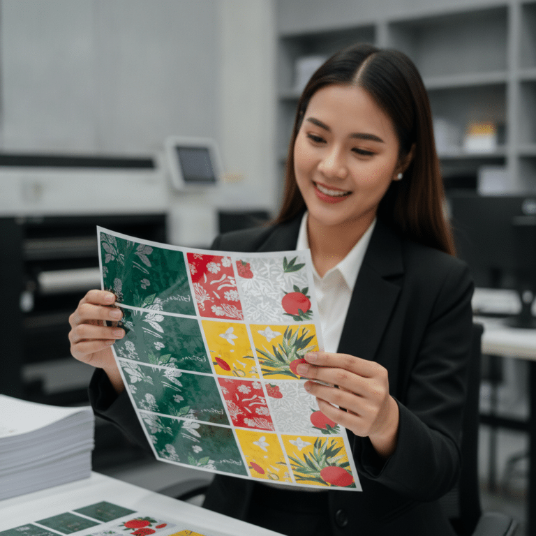 ไขความลับ! พิมพ์สติ๊กเกอร์ด้วย Fuji Xerox ทำไมสีสดทนทาน?
