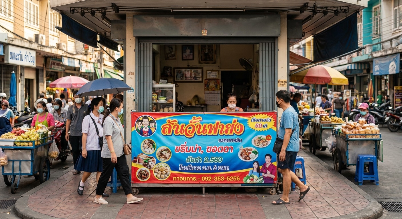 ป้ายโฆษณาหน้าร้าน อาวุธลับดึงดูดลูกค้าที่ SME ห้ามพลาด - offline-marketing-print-signage