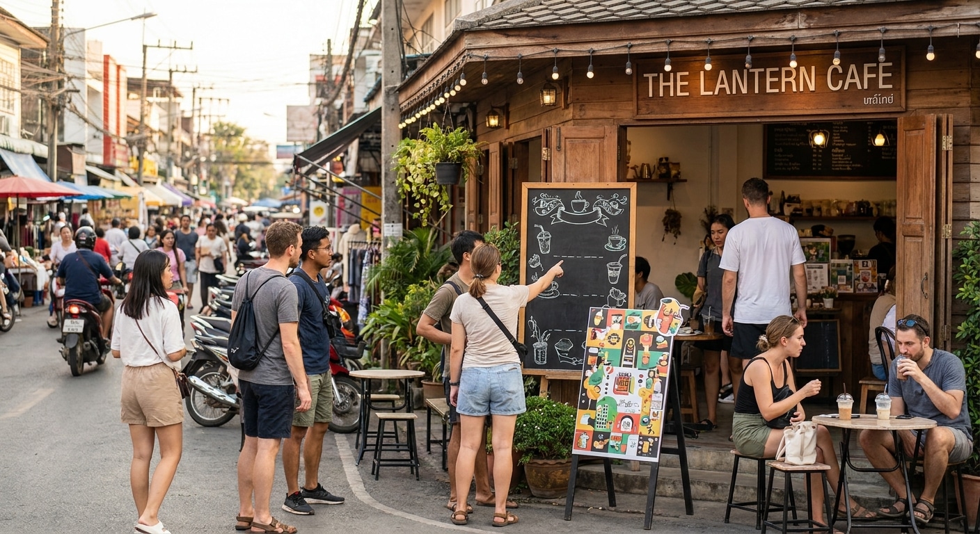 ป้ายหน้าร้านและเมนูสวย ดึงดูดลูกค้าเพิ่มยอดขายออฟไลน์ - offline-marketing-print-tips