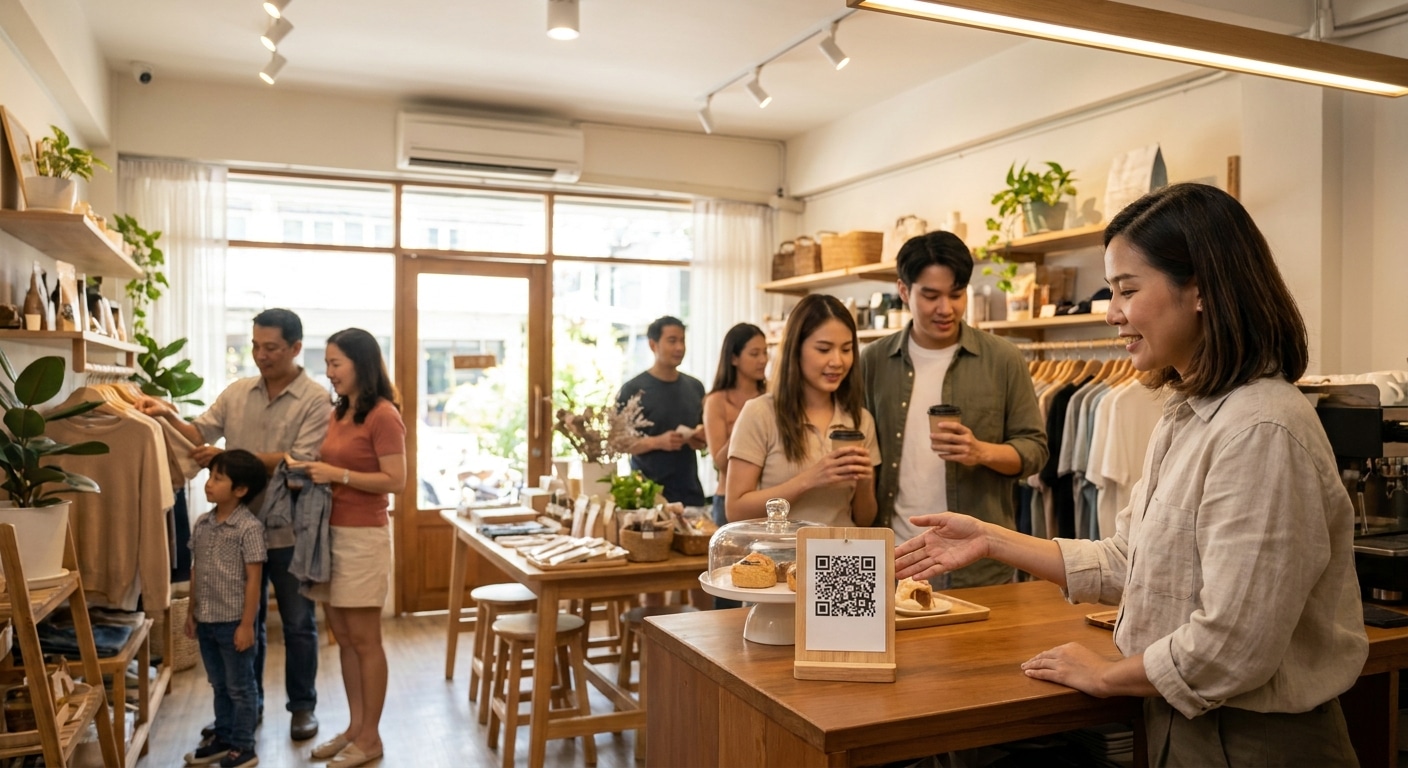 กลยุทธ์ O2O ดึงลูกค้าออนไลน์ผ่านสื่อสิ่งพิมพ์ SME - offline-to-online-print-marketing