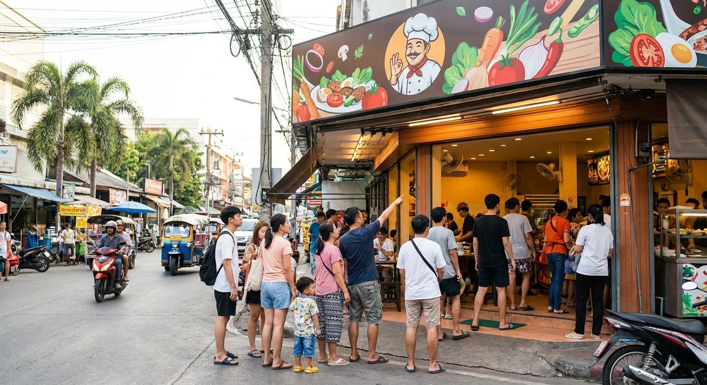 4 ทริคทำป้ายไวนิลหน้าร้านให้สะดุดตา ดึงดูดลูกค้าเข้าร้าน - outdoor-vinyl-banner-design-tips