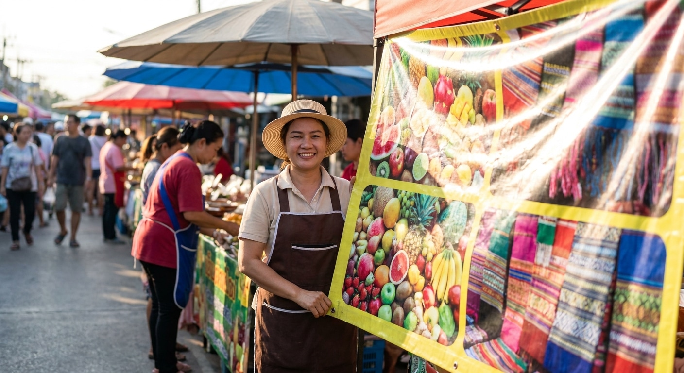 เคล็ดลับทำป้ายไวนิลทนแดดทนฝน สีสดดึงดูดลูกค้า - outdoor-vinyl-banner-tips