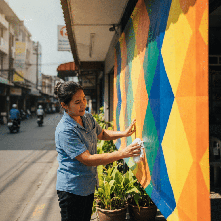 วิธียืดอายุป้ายไวนิลและสติ๊กเกอร์กลางแจ้ง สีไม่ซีดไว