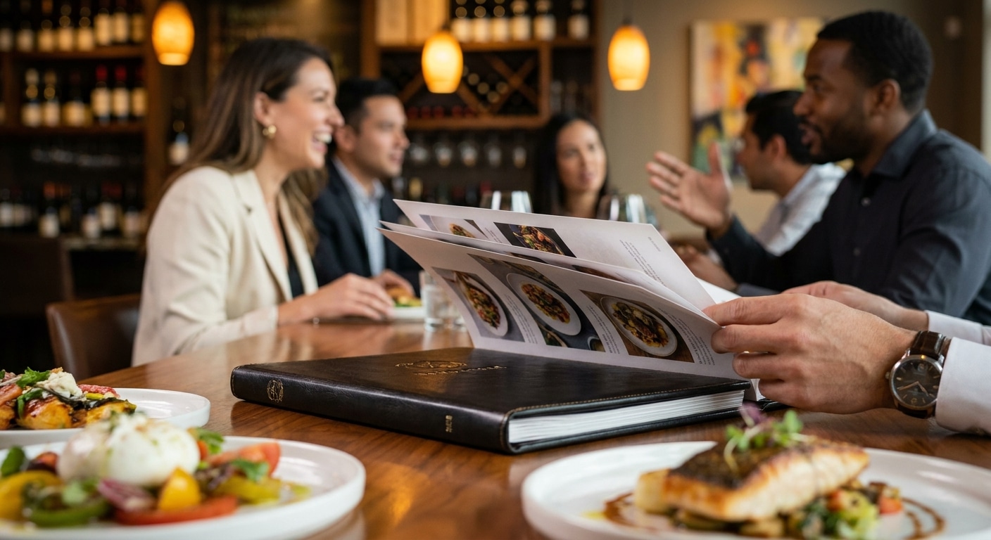 5 ทริคออกแบบเมนูร้านอาหารให้ดูแพง กระตุ้นยอดสั่งเพิ่ม - restaurant-menu-design-tips