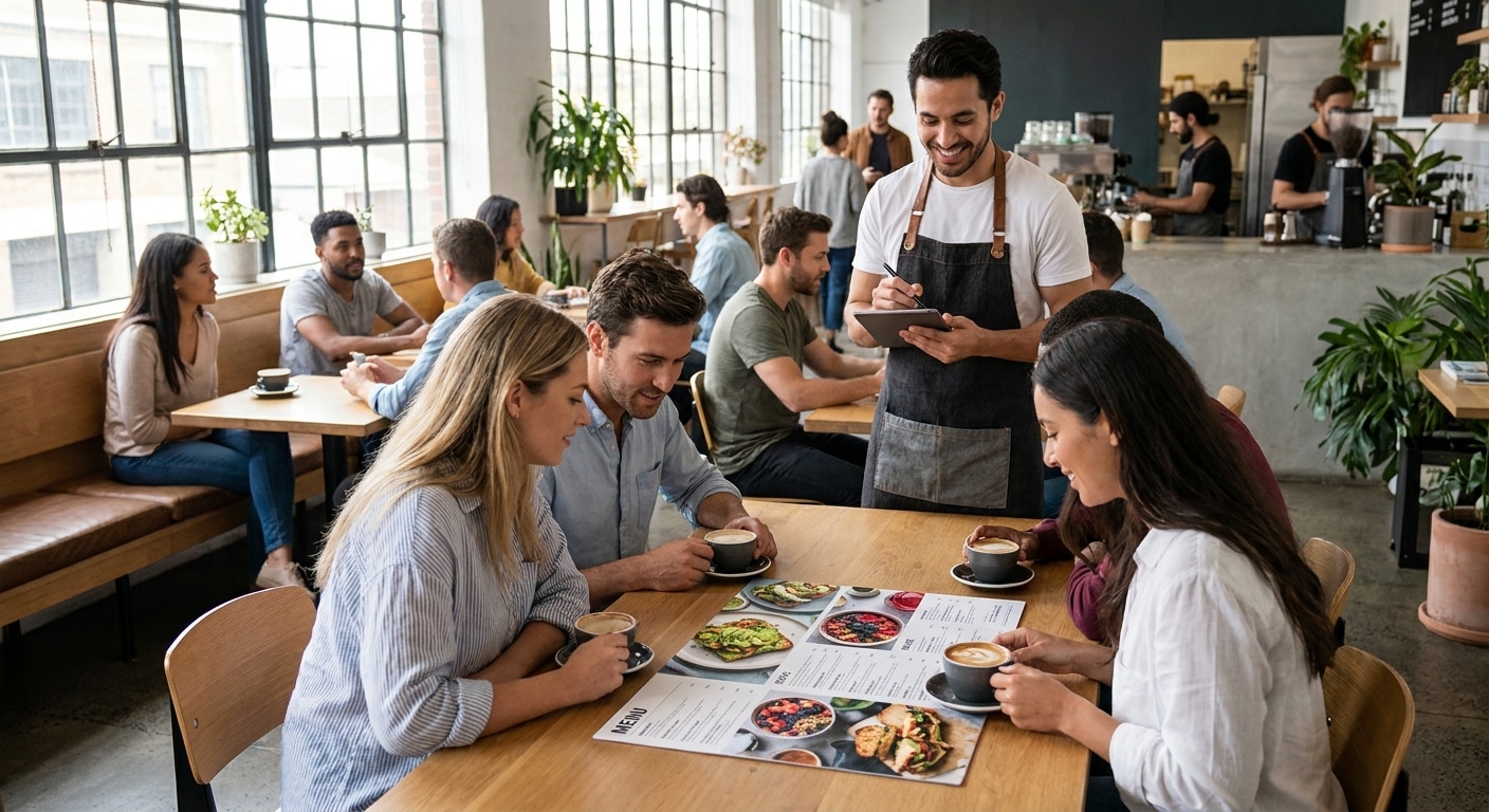 5 ทริคออกแบบเมนูอาหารให้ขายดี ลูกค้าสั่งเพิ่มโดยไม่รู้ตัว - restaurant-menu-design-tips