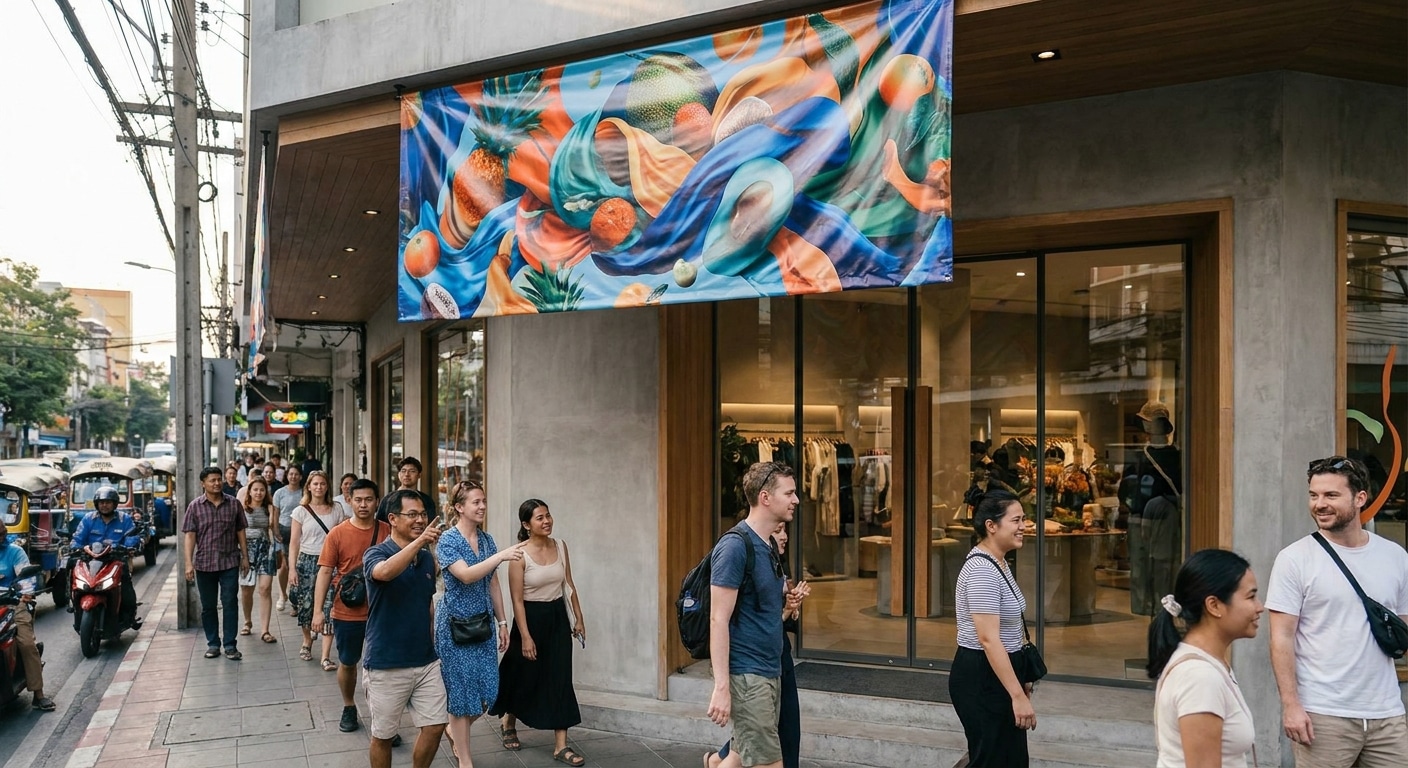 เทคนิคทำป้ายโฆษณาหน้าร้าน ดึงดูดลูกค้าเพิ่มยอดขาย - storefront-signage-marketing-tips