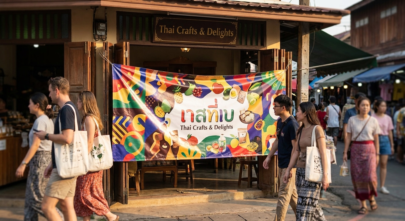 5 ทริคออกแบบป้ายไวนิลหน้าร้าน ดึงดูดลูกค้า เพิ่มยอดขาย SME - vinyl-signage-storefront-marketing