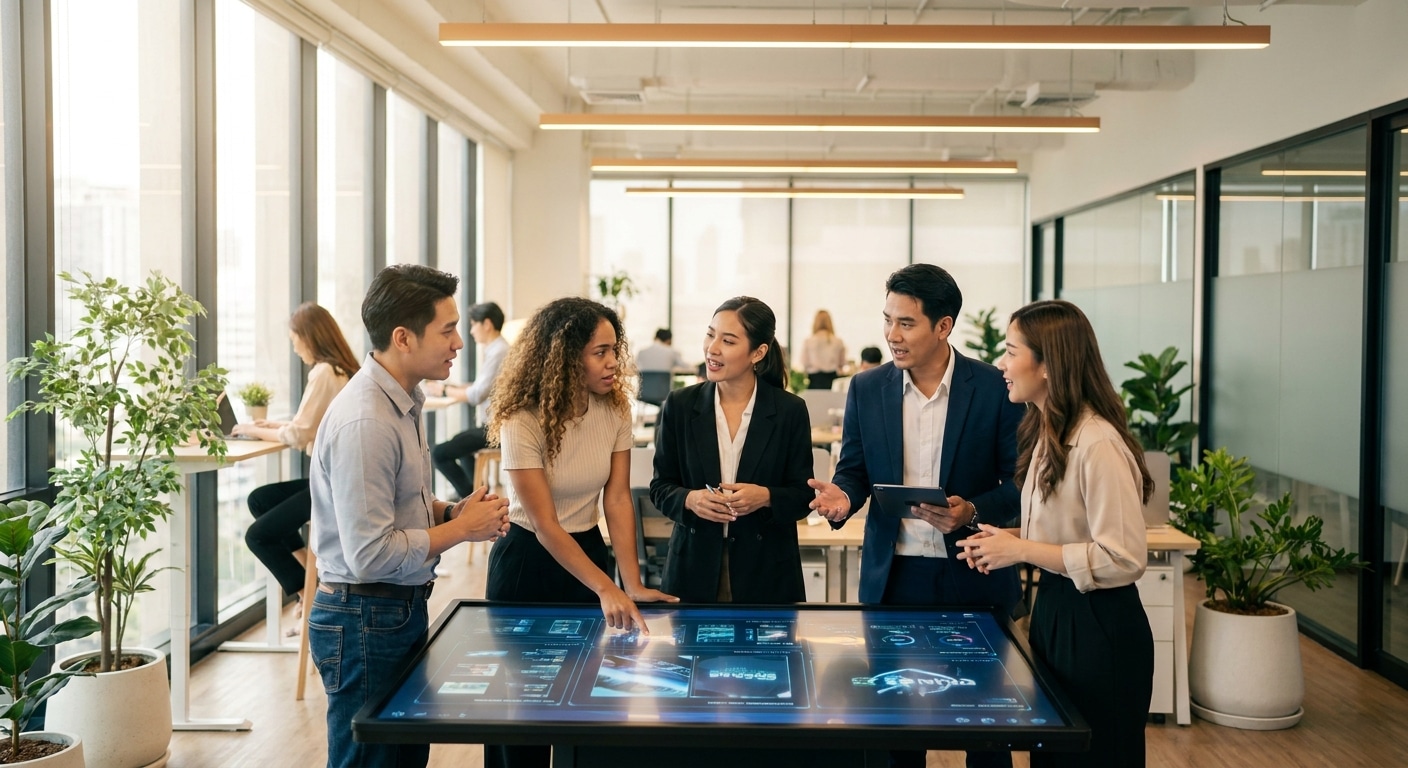 อัปเดตเทรนด์ AI ออกแบบป้ายและสิ่งพิมพ์ อนาคต SME ปี 2027 - ai-printing-design-trends-2027