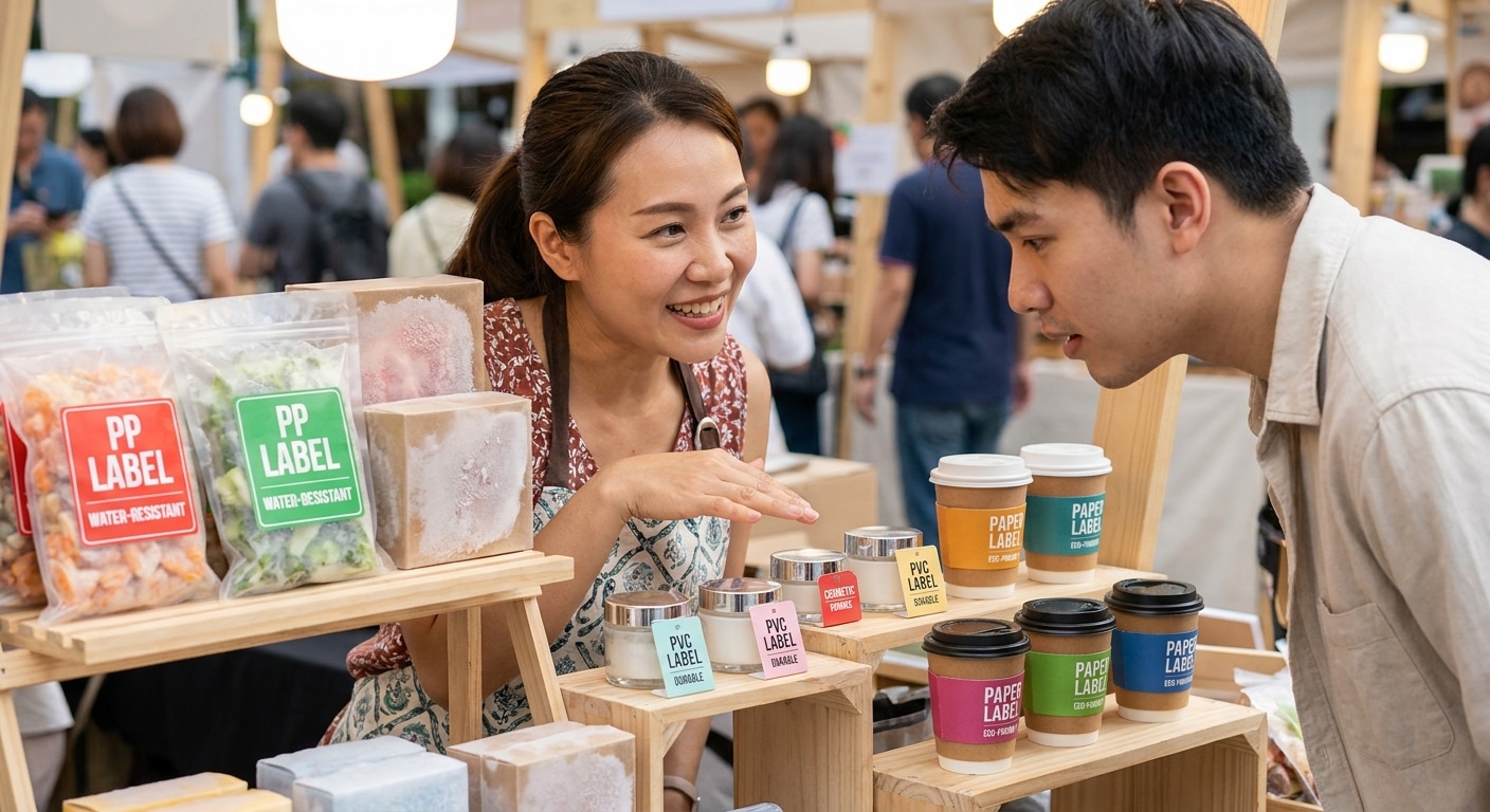 เลือกสติ๊กเกอร์ฉลากสินค้าแบบไหน ให้ติดทน ไม่ลอกร่อน? - choose-right-product-sticker