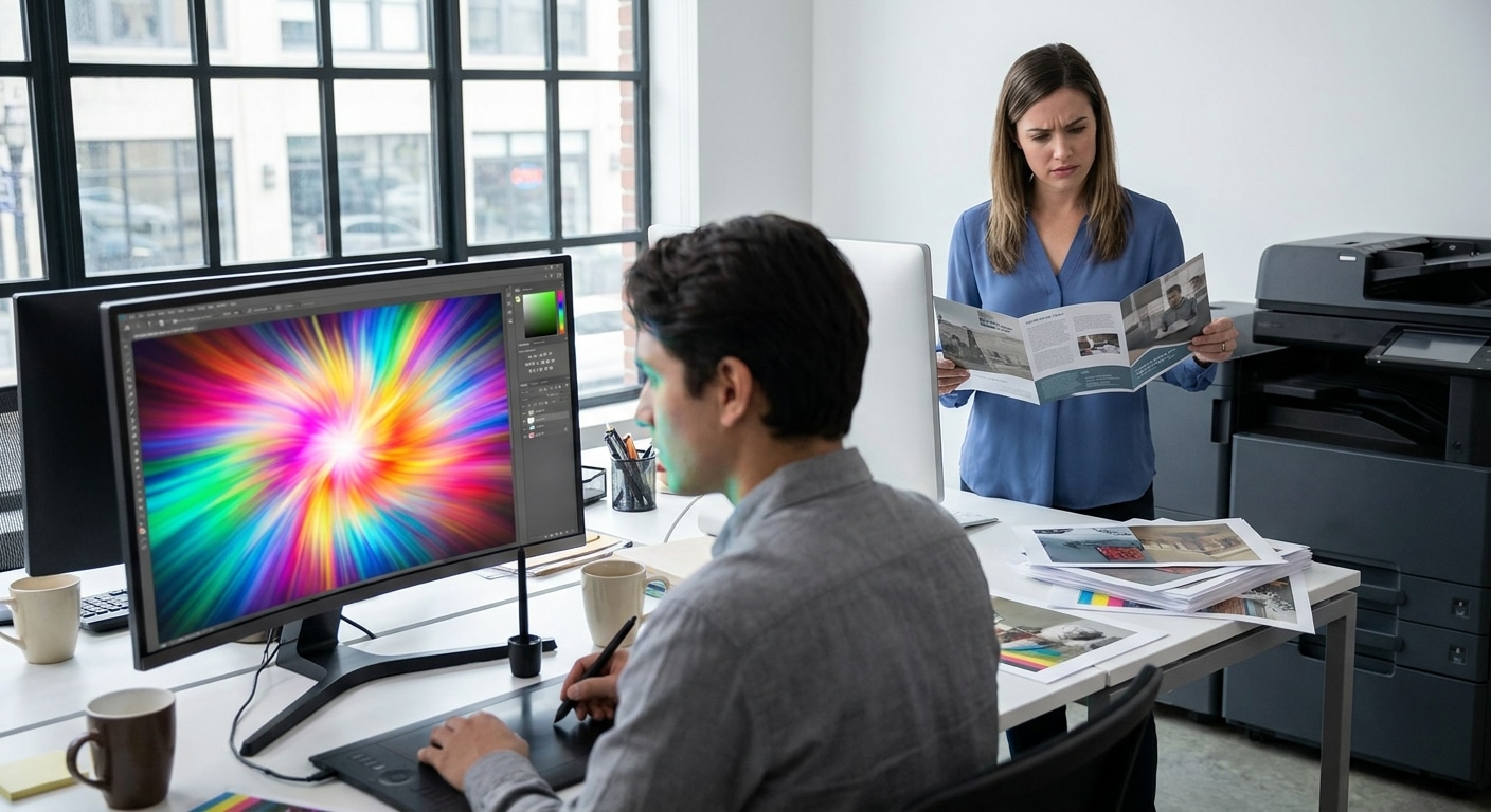 รู้ก่อนสั่งพิมพ์! CMYK กับ RGB ต่างกันอย่างไร ทำไมสีเพี้ยน - cmyk-vs-rgb-printing-guide