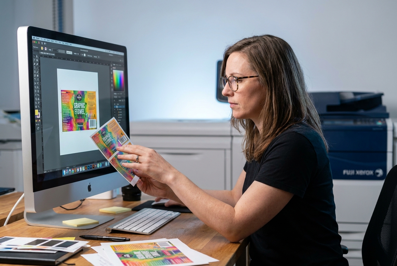 สีหน้าจอไม่ตรงกับงานพิมพ์? ไขความลับระบบสี CMYK และ RGB - cmyk-vs-rgb-printing-tech