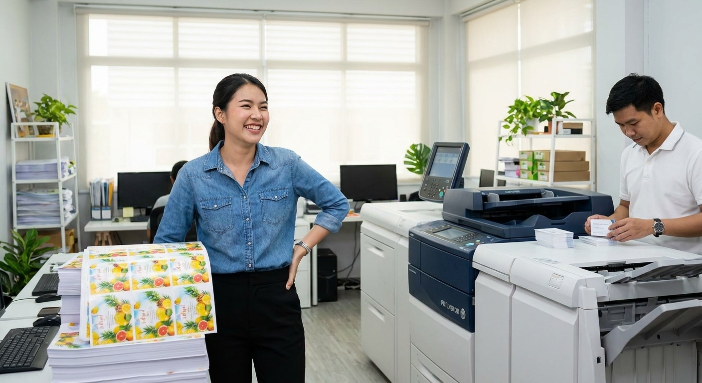 เทคโนโลยี Digital Print ตัวช่วย SME พิมพ์ฉลากสีสด ต้นทุนต่ำ - digital-print-tech-for-sme