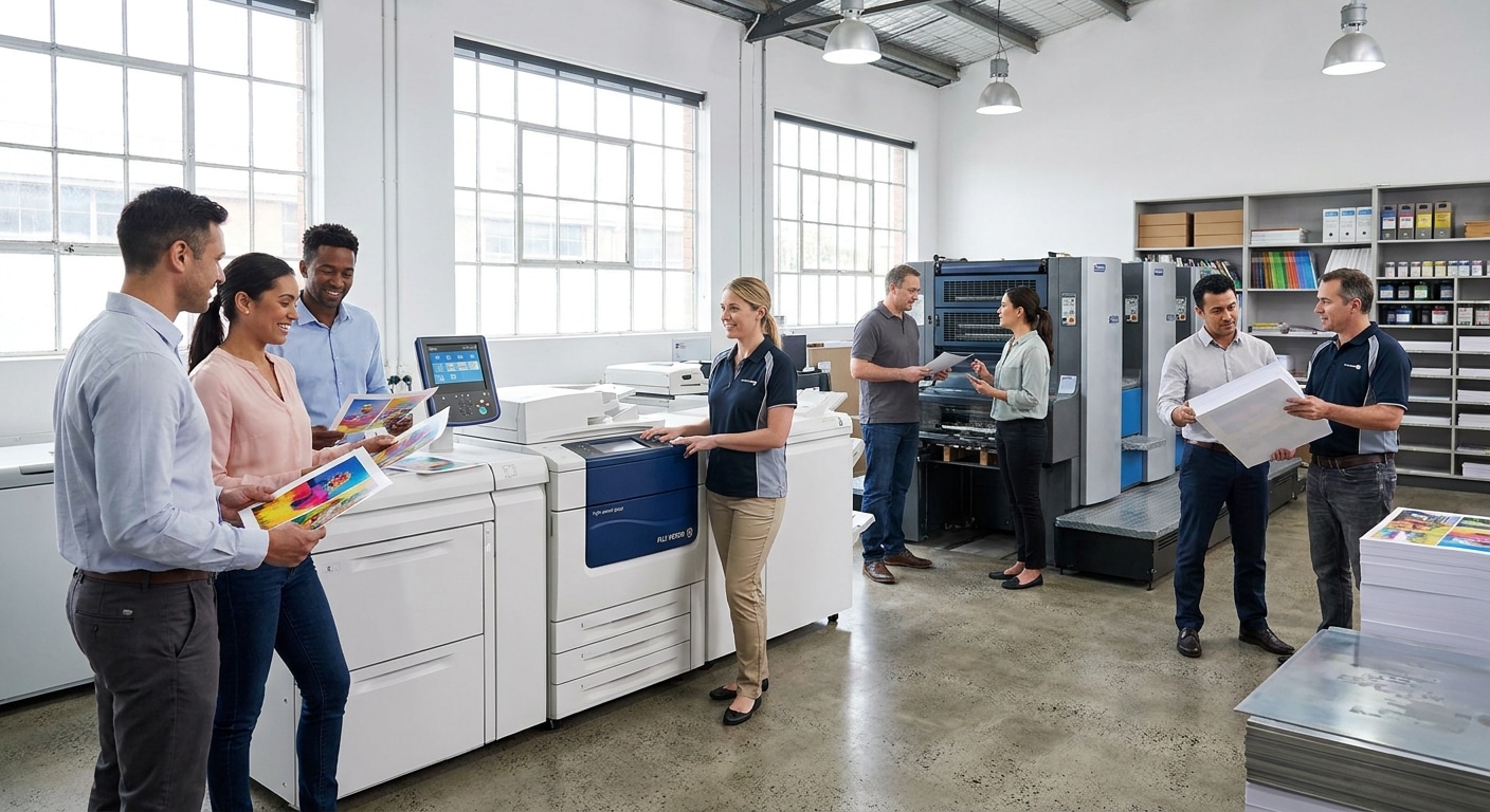 พิมพ์ดิจิตอล vs ออฟเซ็ท ต่างกันอย่างไร SME เลือกแบบไหนดี - digital-vs-offset-printing-sme