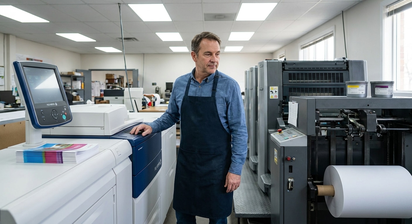 พิมพ์ Digital vs Offset ต่างกันอย่างไร? เลือกแบบไหนคุ้มสุด - digital-vs-offset-printing-sme