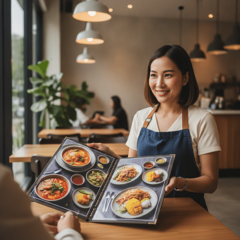 เทคนิคพิมพ์เมนูร้านอาหาร ทนน้ำ สีสด กระตุ้นยอดขาย