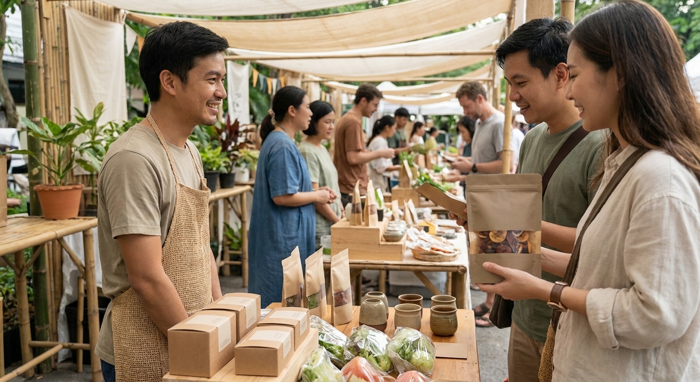 เทรนด์ฉลากและแพ็กเกจจิ้งรักษ์โลก 2027 ที่ SME ต้องรู้ - eco-friendly-label-trends-2027