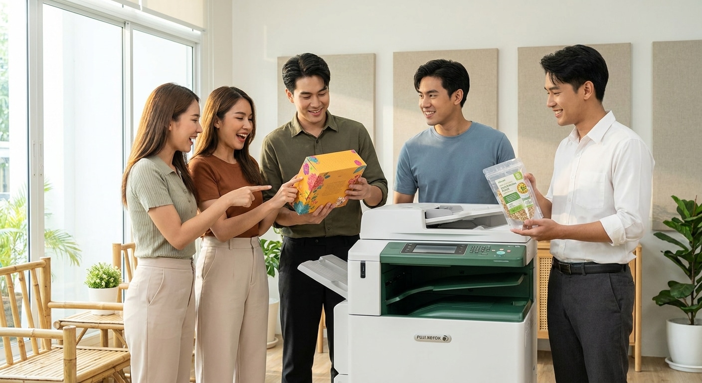เทคโนโลยีพิมพ์รักษ์โลก ยกระดับแบรนด์ SME ยุค 2026 - eco-friendly-printing-tech-sme