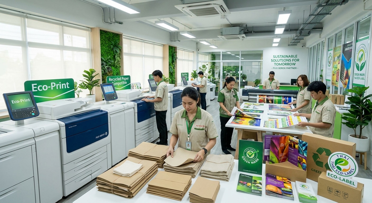 เทรนด์พิมพ์รักษ์โลก 2027 สื่อสิ่งพิมพ์ SME ปรับตัวอย่างไร? - eco-friendly-printing-trend-2027