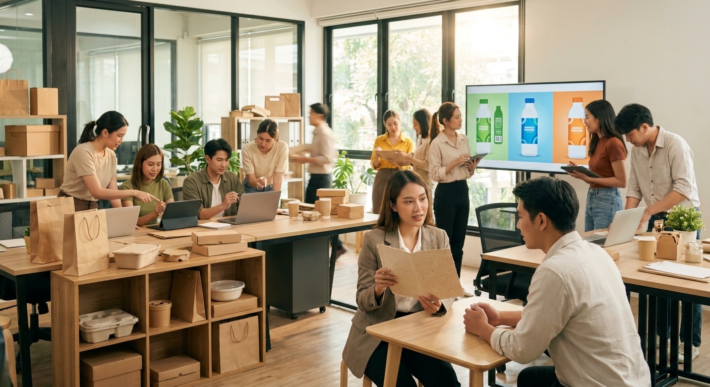 เทรนด์บรรจุภัณฑ์และสิ่งพิมพ์รักษ์โลก 2027 ที่ SME ต้องรู้ - eco-friendly-printing-trends-2027