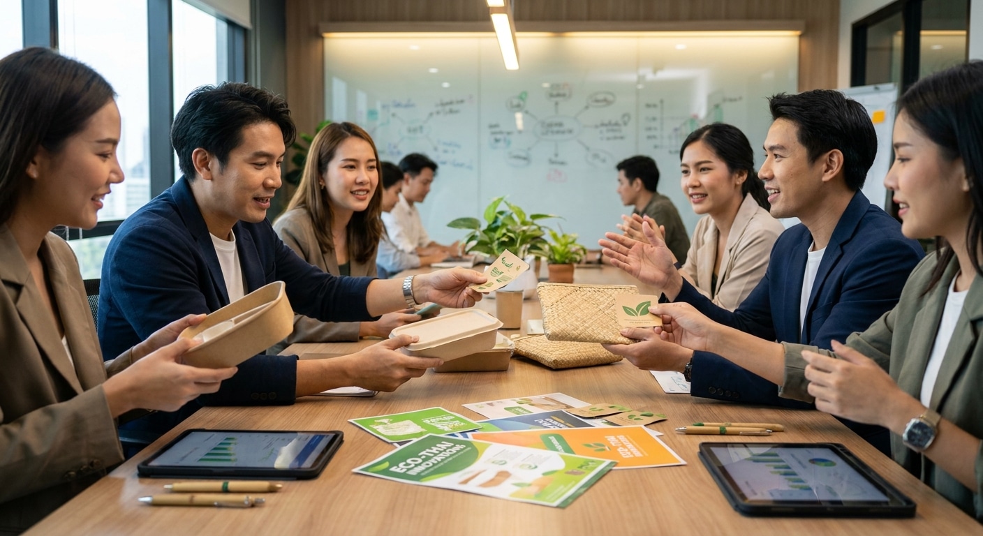 เทรนด์งานพิมพ์ 2027 นวัตกรรมฉลากรักษ์โลกที่ SME ต้องรู้ - eco-friendly-printing-trends-2027