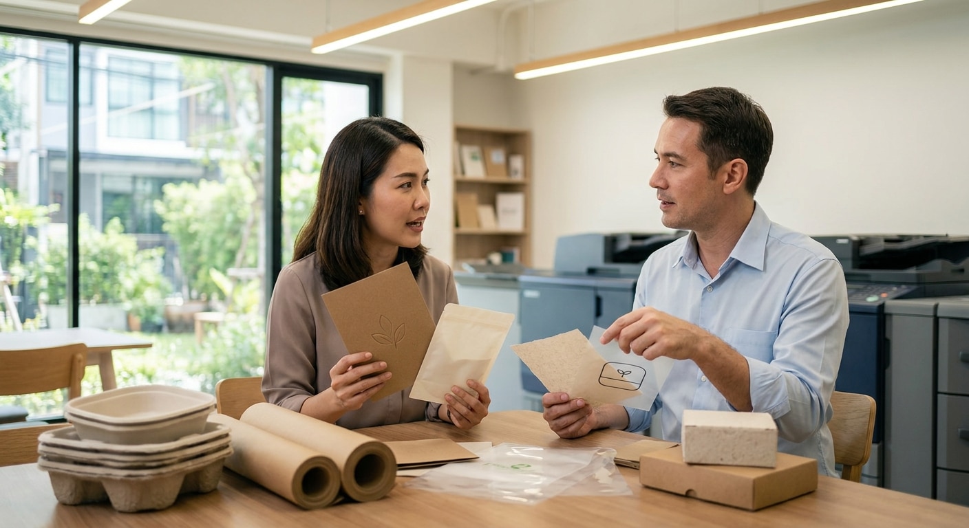 อัปเดตเทรนด์สิ่งพิมพ์ 2027 ฉลากและบรรจุภัณฑ์รักษ์โลกมาแรง - eco-friendly-printing-trends-2027