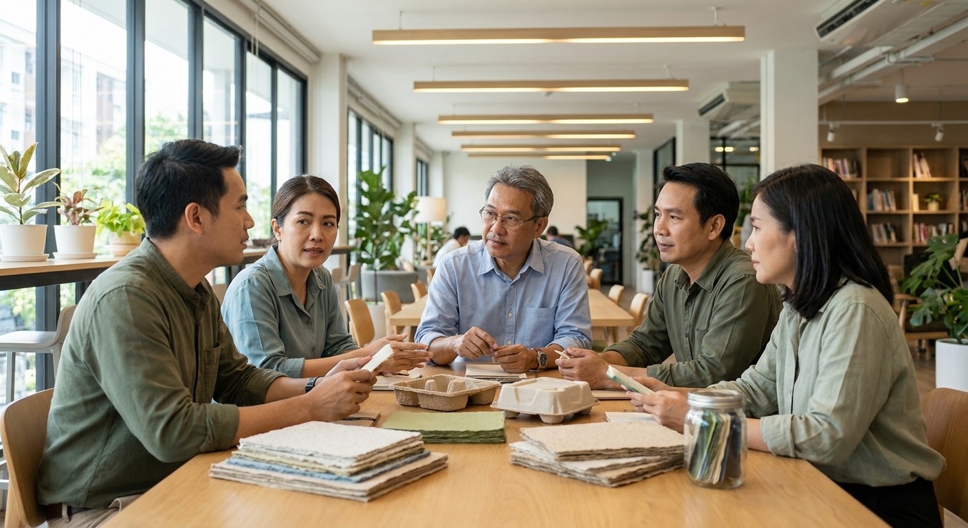 เจาะเทรนด์พิมพ์รักษ์โลก 2027 SME ไทยต้องเตรียมตัวอย่างไร? - eco-friendly-printing-trends-2027