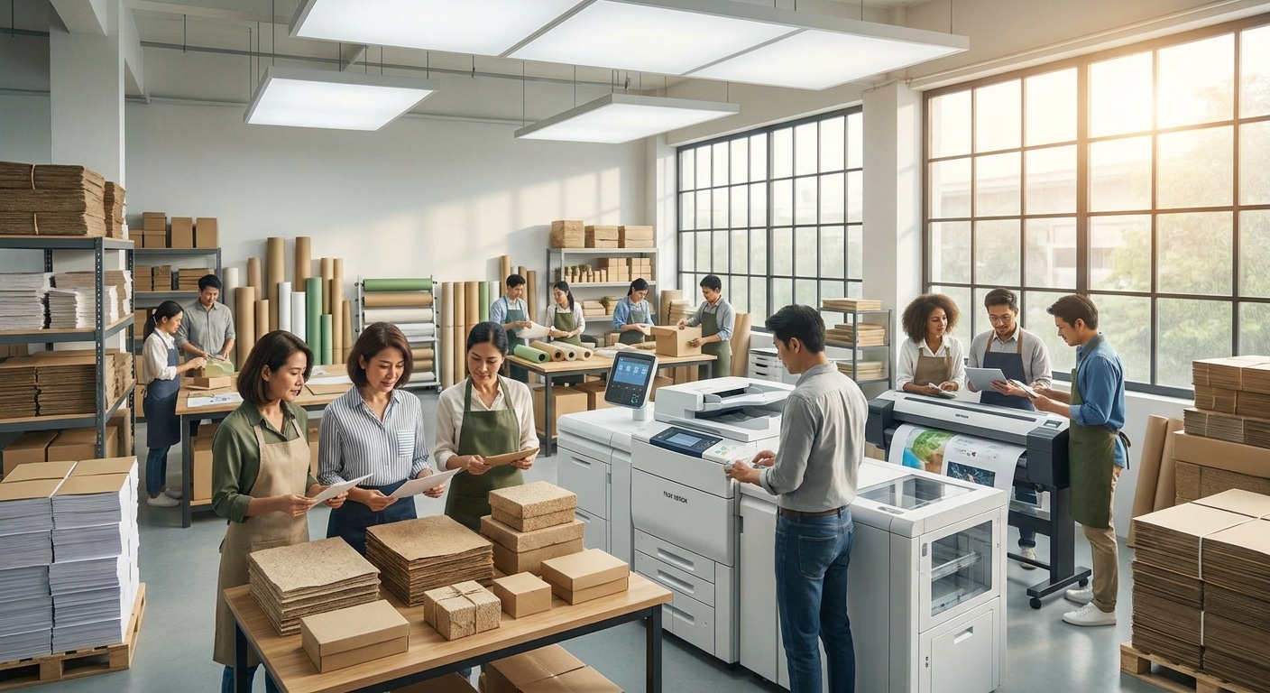 เทรนด์สิ่งพิมพ์รักษ์โลก 2027 โอกาสทองที่ SME ไทยต้องรู้ - eco-friendly-printing-trends-sme