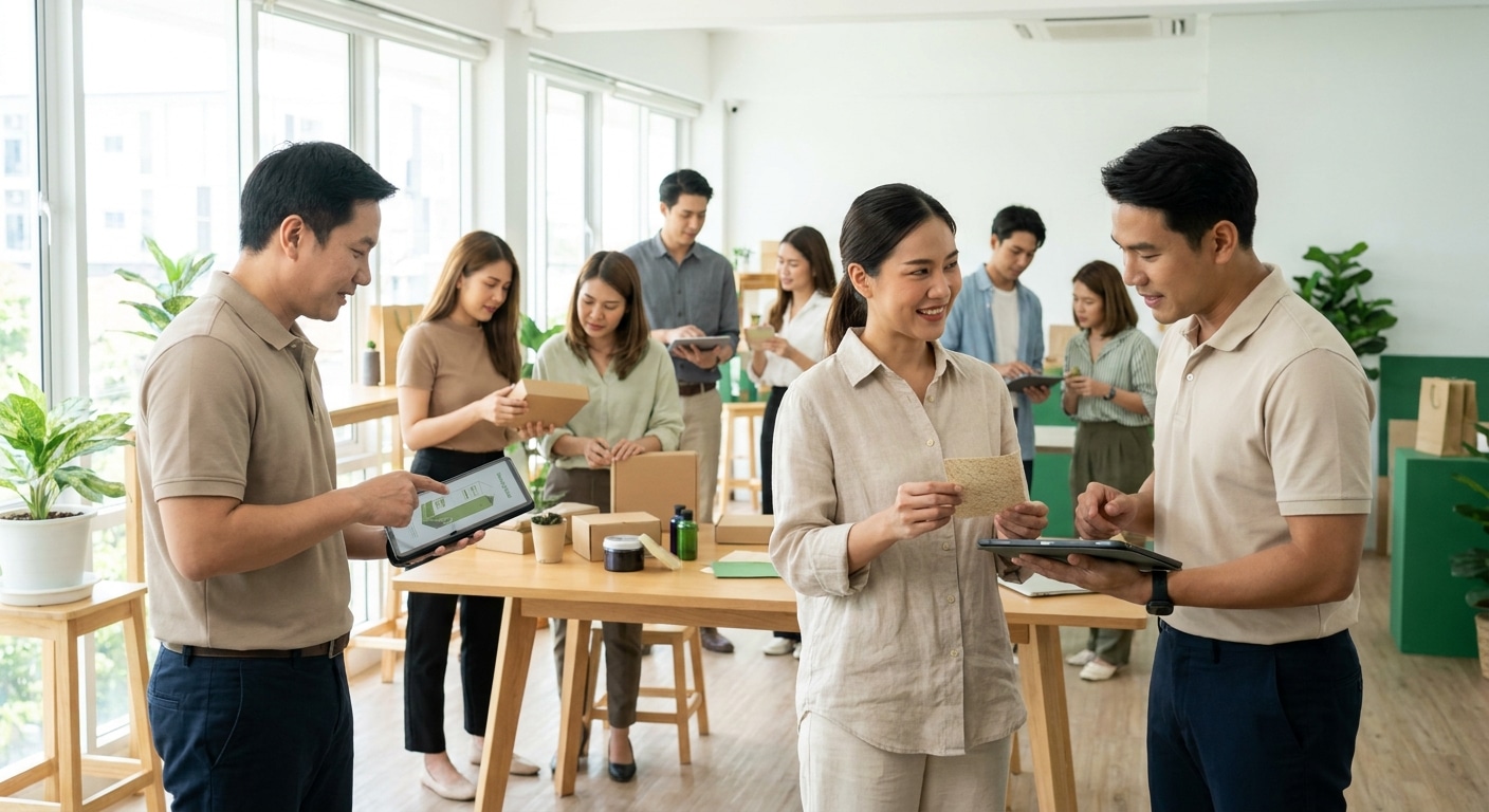 เทรนด์สิ่งพิมพ์รักษ์โลก 2026 โอกาสทองที่ SME ไทยต้องจับตา - eco-friendly-printing-trends-sme