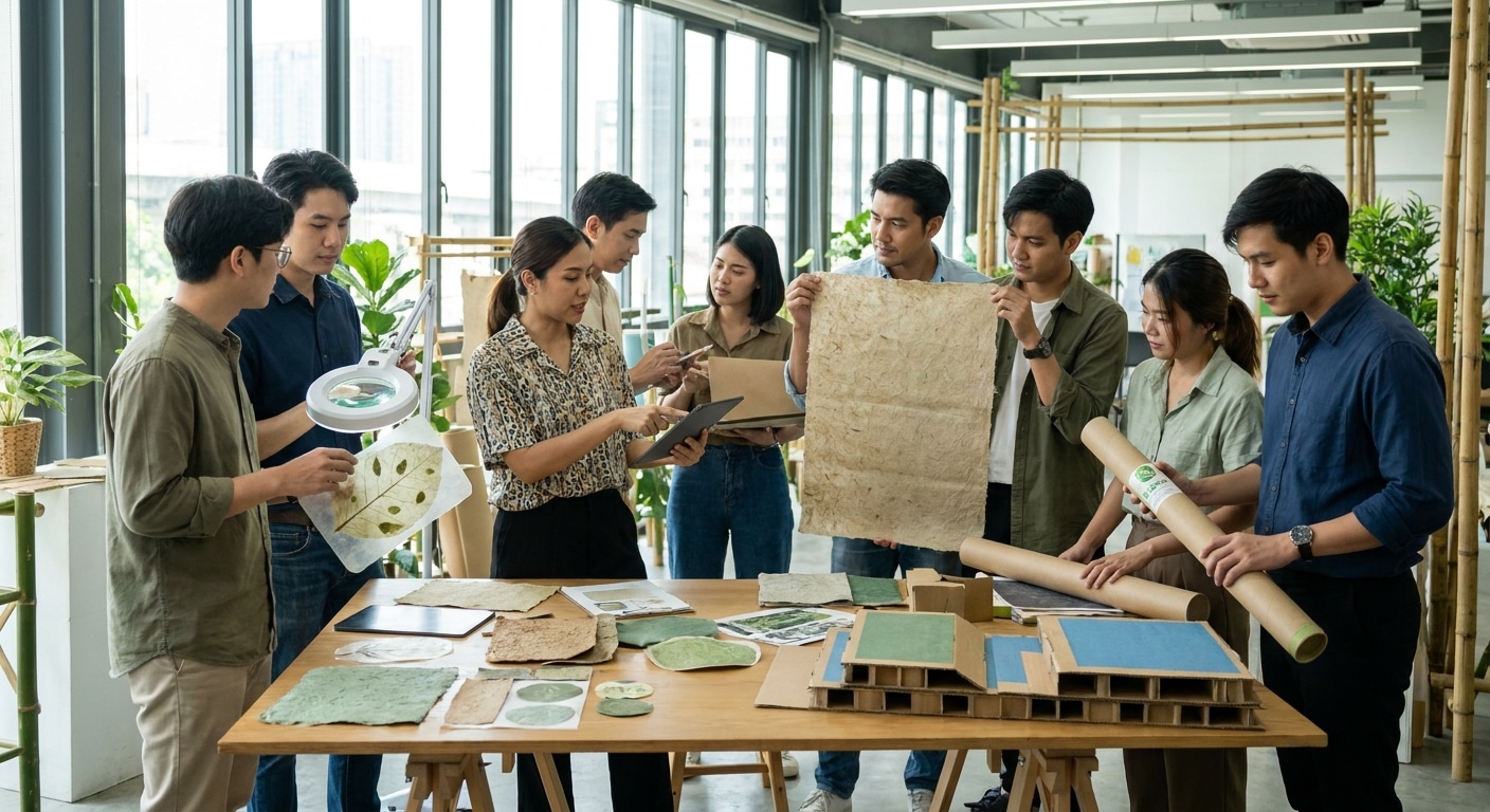 เจาะเทรนด์ป้ายโฆษณาและสติ๊กเกอร์รักษ์โลก 2027 - eco-friendly-signage-sticker-trends