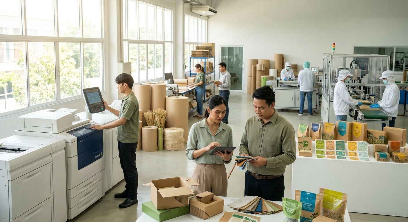 เทรนด์แพ็กเกจจิ้งรักษ์โลก 2027 พลิกโฉมสื่อสิ่งพิมพ์ไทย - eco-packaging-printing-trends-2027