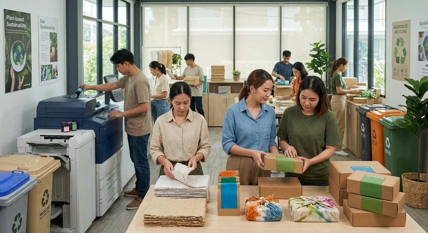 เทรนด์ Eco-Print 2027: สิ่งพิมพ์รักษ์โลกมัดใจผู้บริโภค - eco-print-packaging-trend-2027