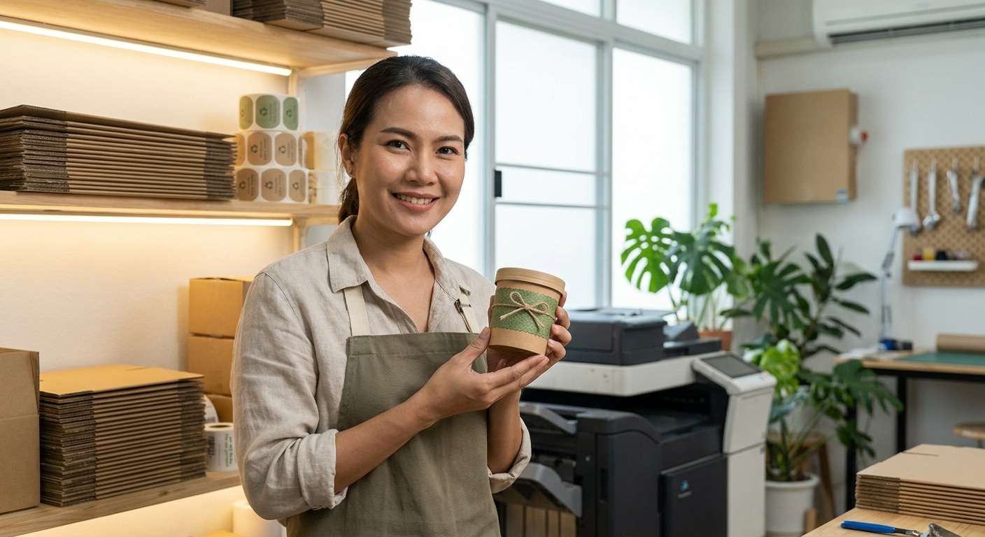 เทรนด์สิ่งพิมพ์รักษ์โลก 2027 พลิกโฉมบรรจุภัณฑ์ SME ไทย - eco-printing-packaging-trend-2027