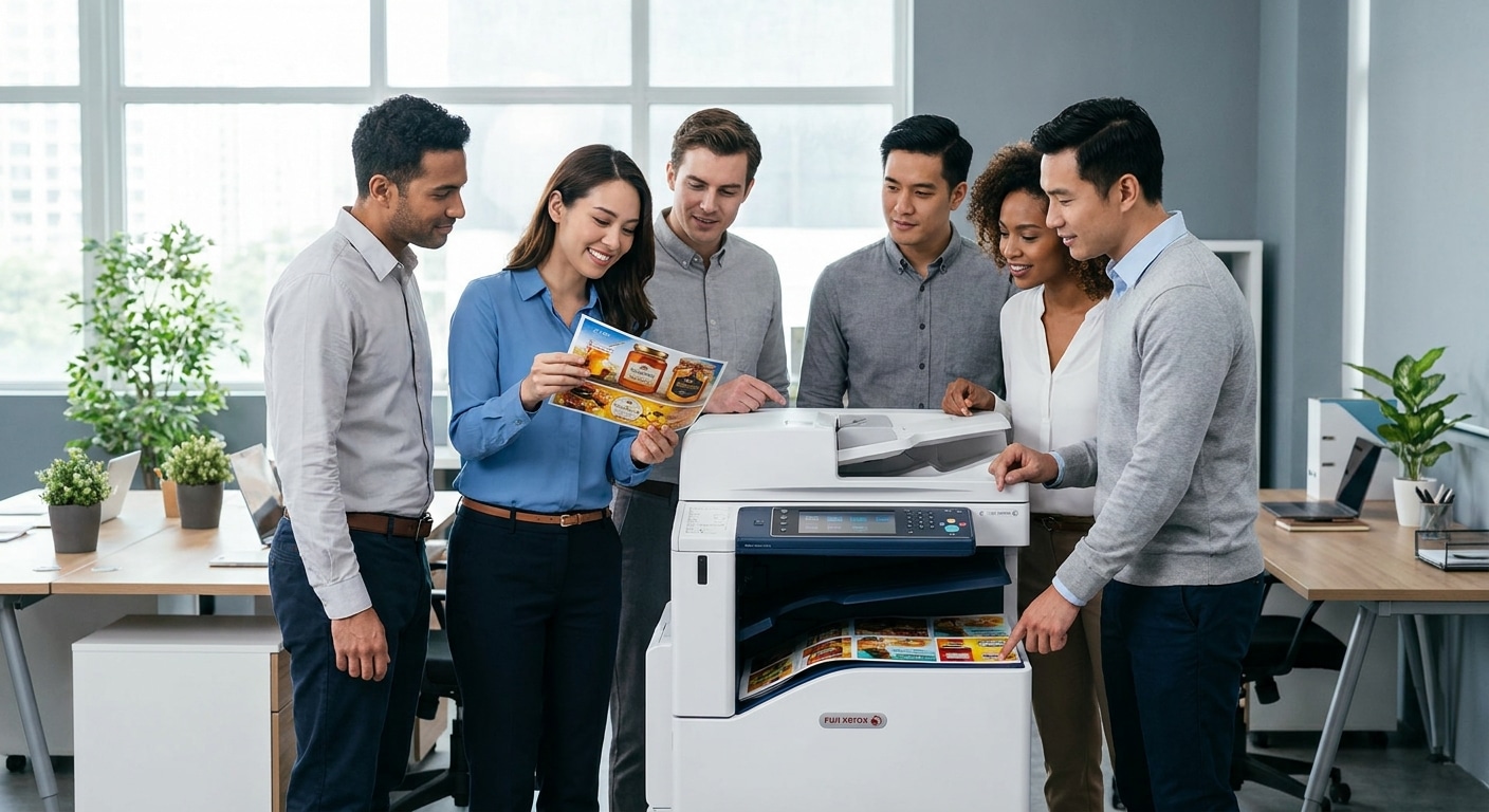 นวัตกรรม Fuji Xerox ตัวช่วยพิมพ์ฉลากสินค้าสีสด ดึงดูดใจ - fuji-xerox-label-printing-tech