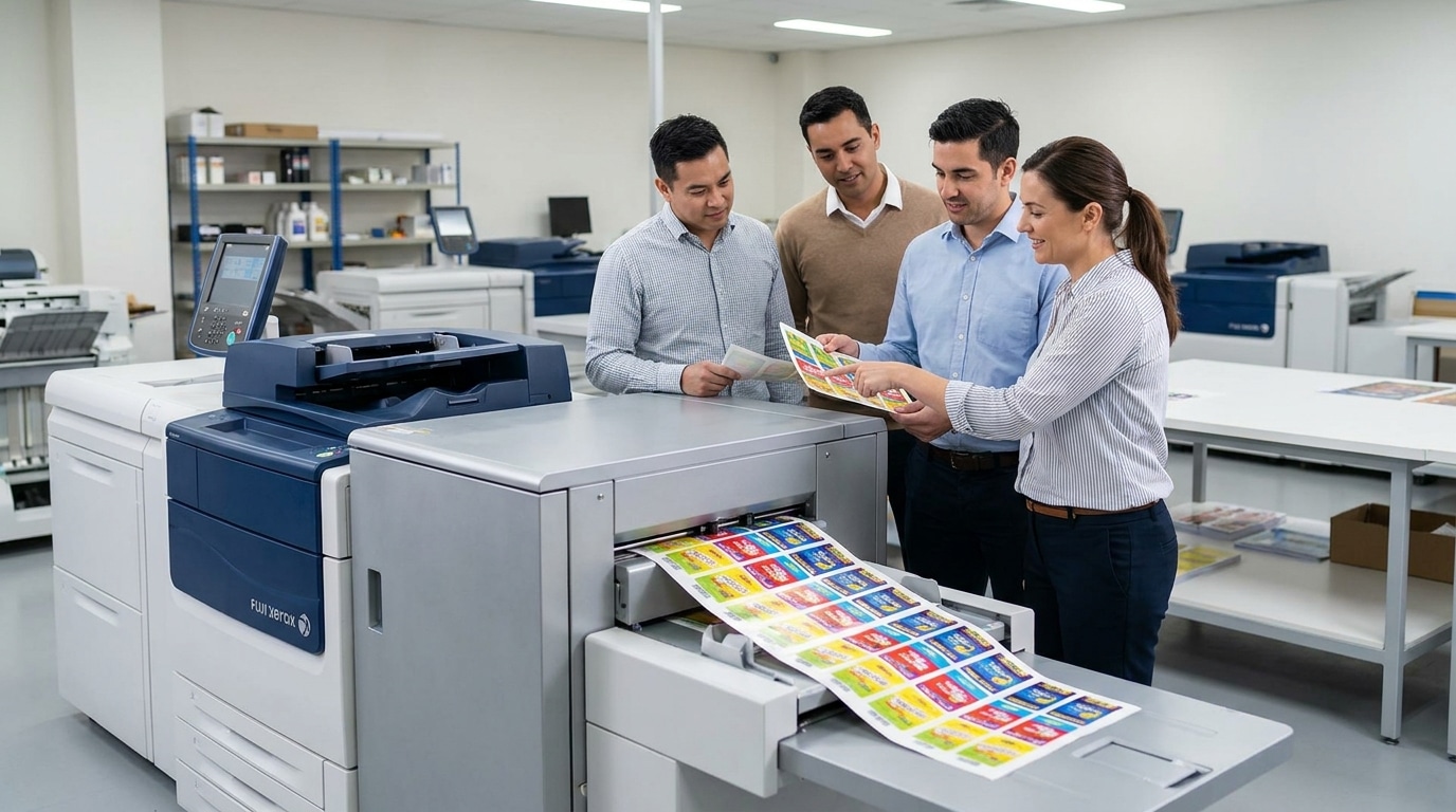 เครื่องพิมพ์ Fuji Xerox ดียังไง ทำไมฉลากสินค้าสีสดคมชัด - fuji-xerox-printing-quality