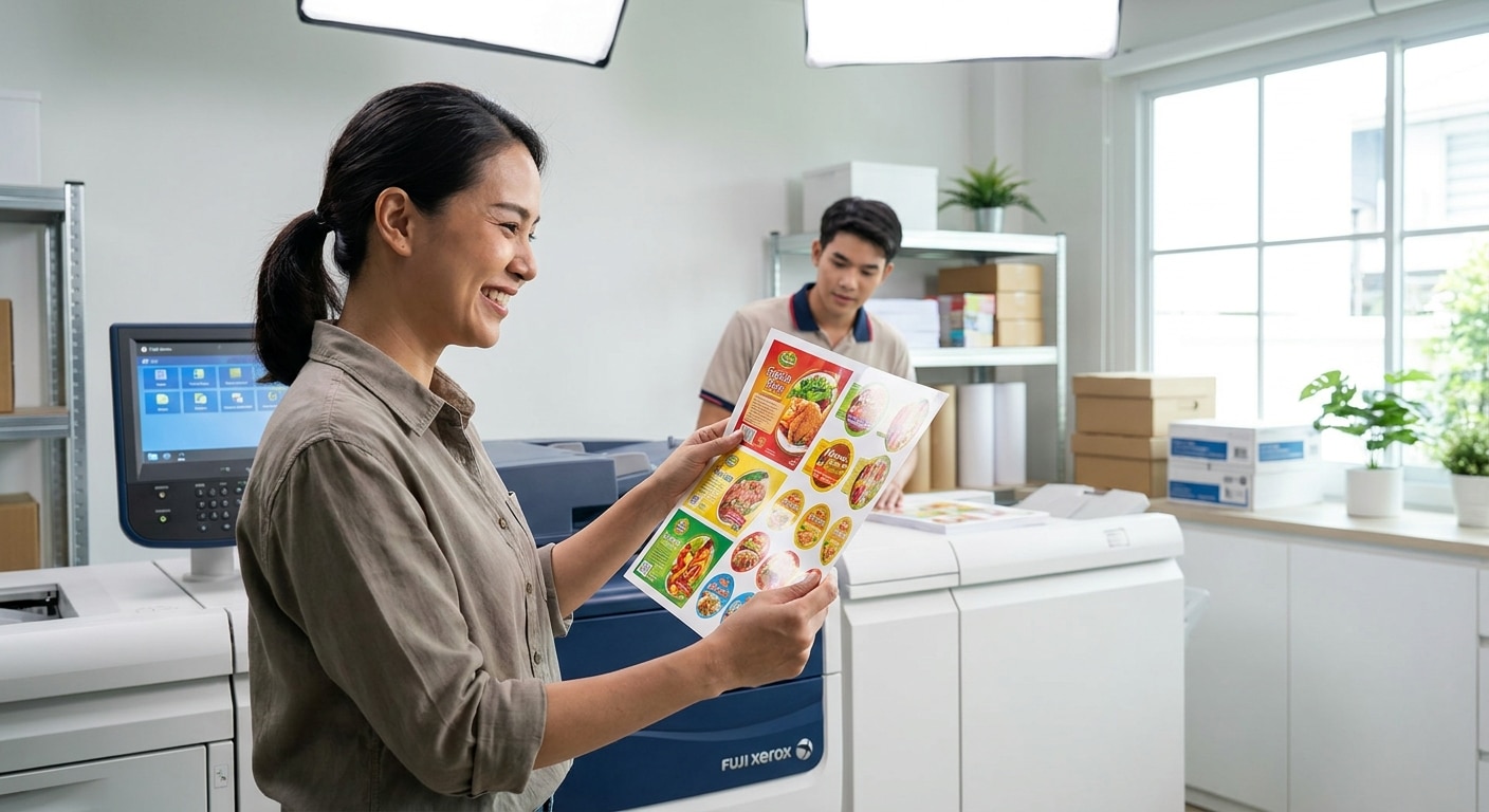 เทคโนโลยีพิมพ์ Fuji Xerox ตัวช่วย SME ทำฉลากสีสด คมชัด - fuji-xerox-printing-sme