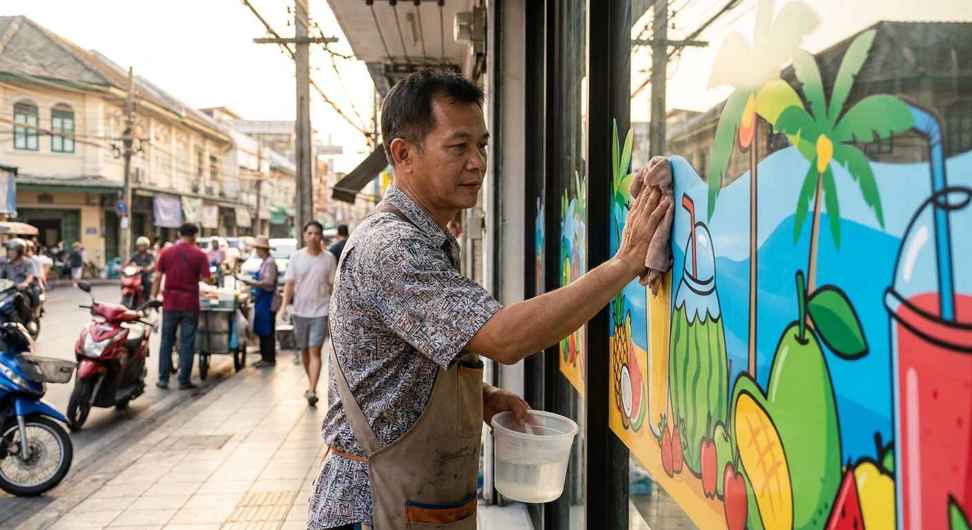 วิธีดูแลป้ายไวนิลหน้าร้านให้สีสวยทนแดด ยืดอายุการใช้งาน - how-to-maintain-vinyl-banner