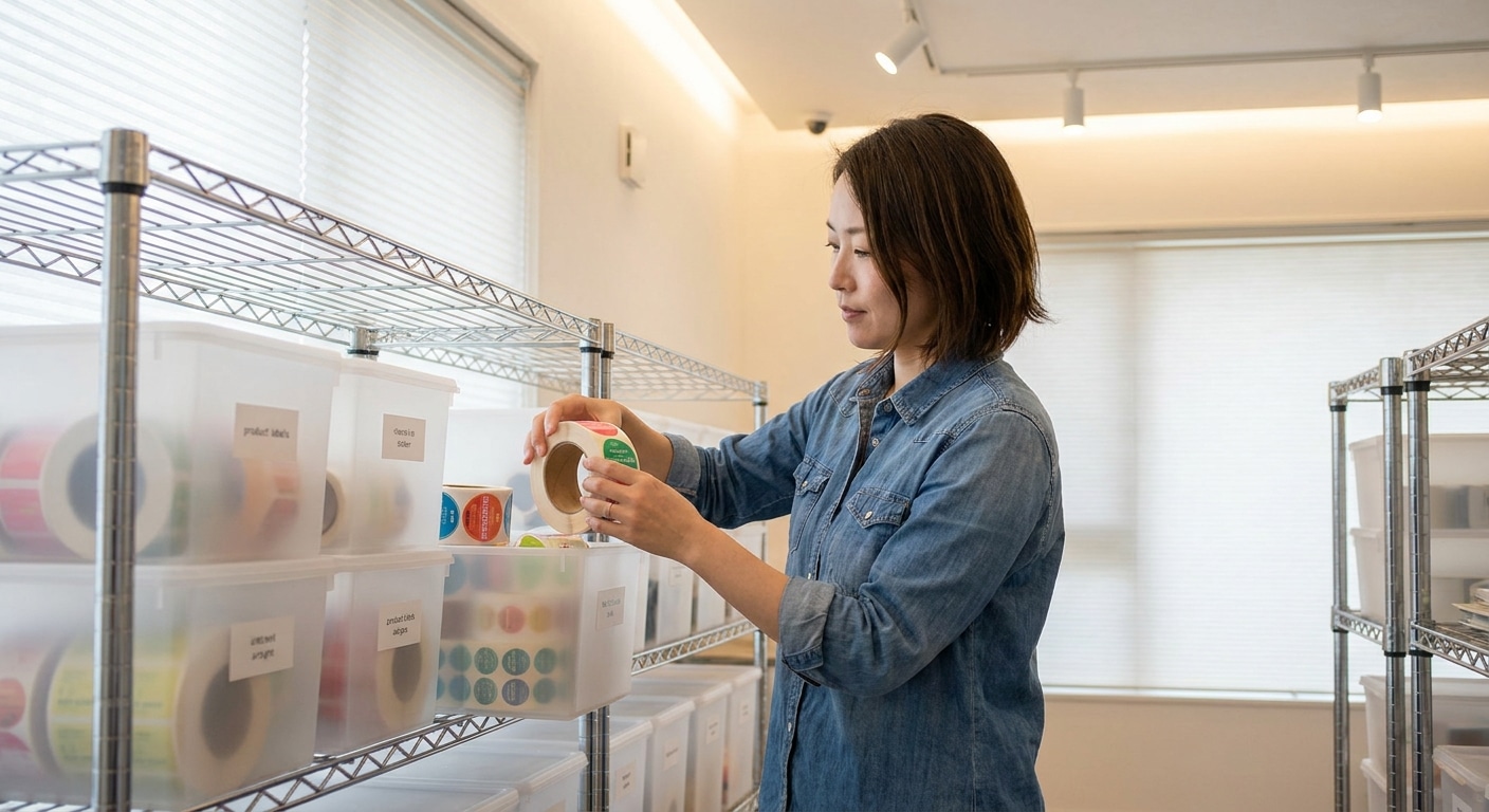 วิธีเก็บสติ๊กเกอร์ฉลากสินค้าให้กาวเหนียวทน สีสด ไม่ซีดจาง - how-to-store-sticker-labels