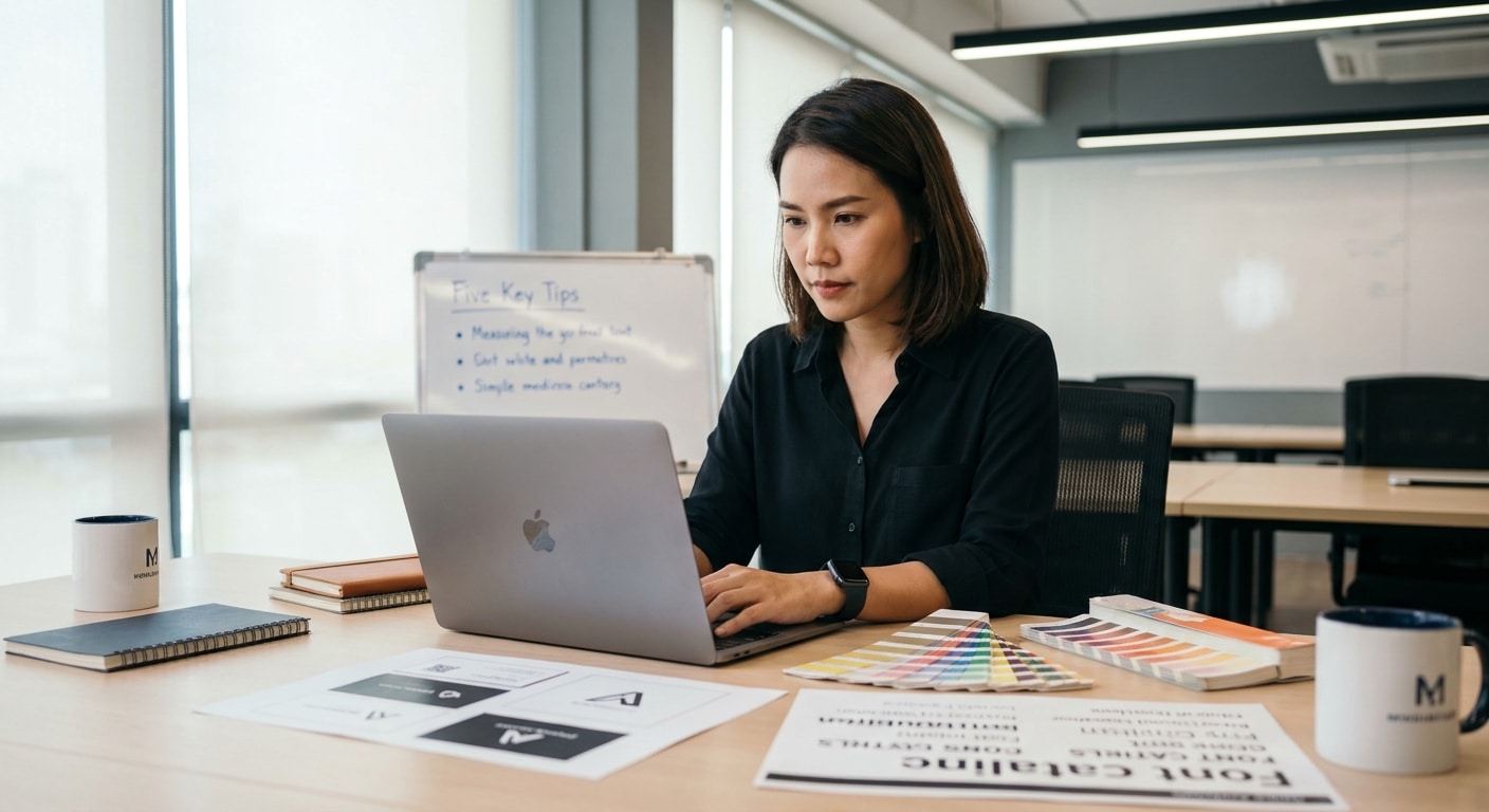 5 ทริคออกแบบโลโก้และนามบัตร สร้างภาพลักษณ์แบรนด์ให้ดูโปร - logo-business-card-design-tips